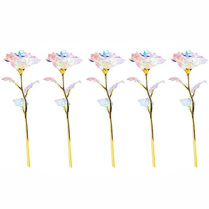 24k Infinity Rose Eternal with Gold foil LED Enchanted For Christmas Valentine&
