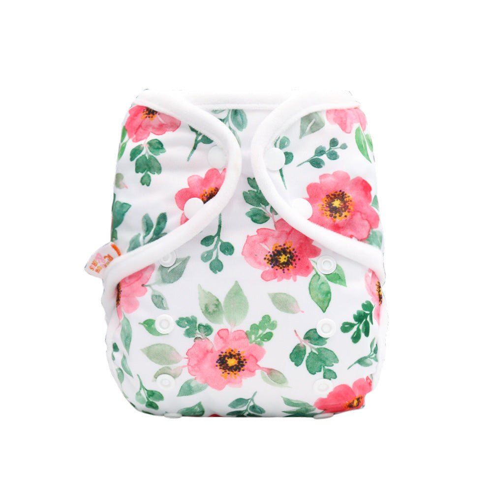 Rainbo&amp;Iris Cute Fashion Cloth Diaper Cover With Rainbow Print Baby Gift Accessory