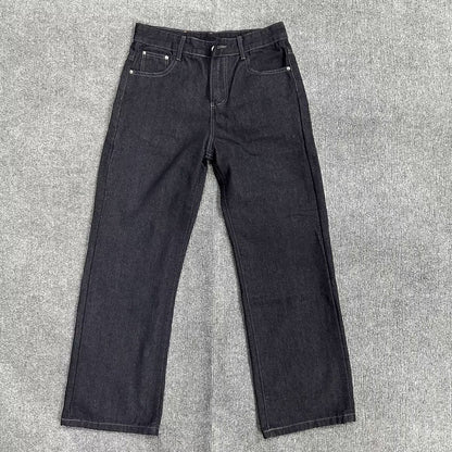 New Mens Retro Casual Wide-leg High-street Loose Straight-leg Pants