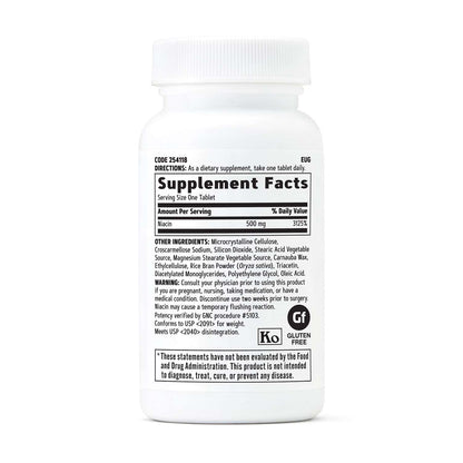 GNC Niacin 500 mg – 100 Vegetarian Tablets