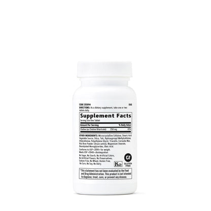 GNC Choline 250 mg – 100 Vegetarian Tablets