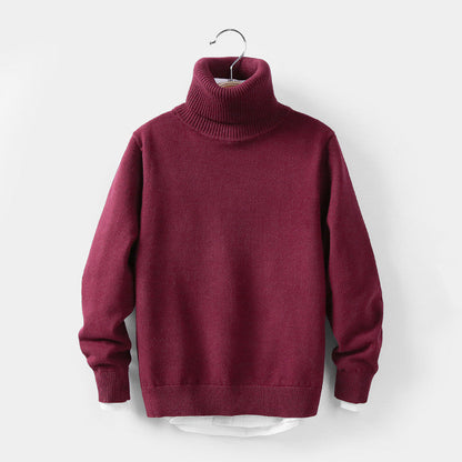 Autumn and winter high collar children&