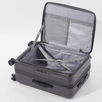 Front Open Luggage 20-inch Boarding Drop-resistant Trolley Case Extended Luggage Case