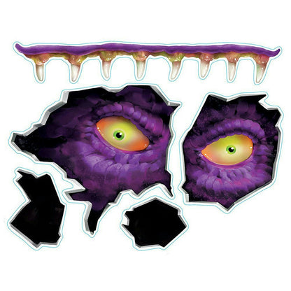 Creepy Toilet Tank Cling Crapper Creature Peel &