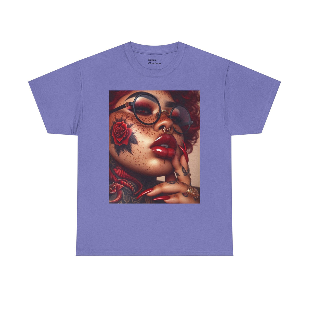 “Code Red” Cotton Graphic Tee