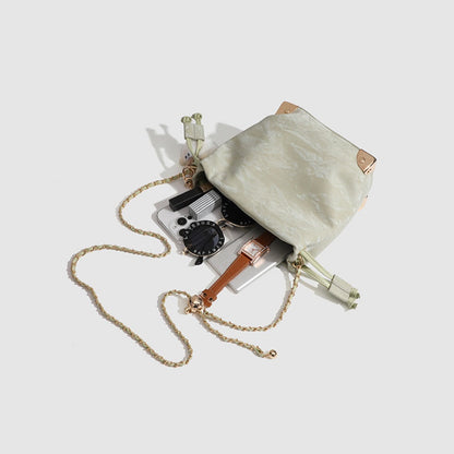 drawstring Chic Mini Bucket Bag - Stylish Women&