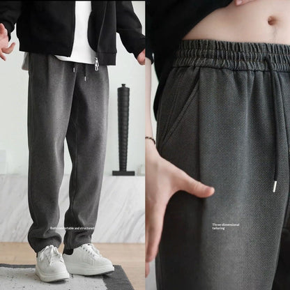 Mens Loose Versatile Retro-Style Spring Jeans