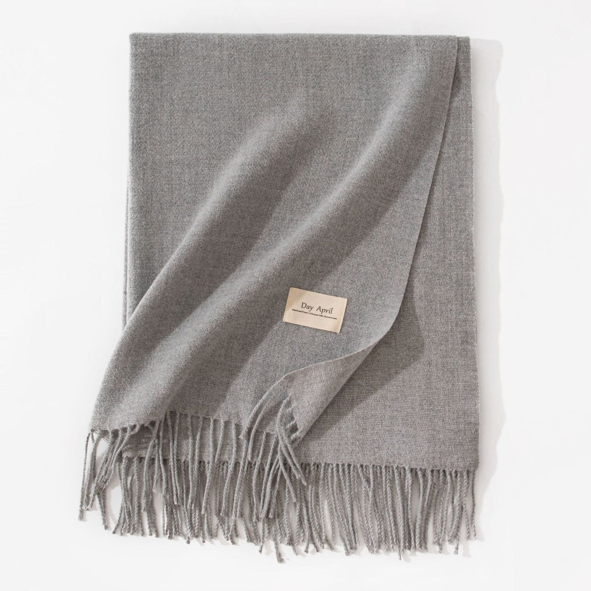 Pure Color Artificial Cashmere Scarf Women&