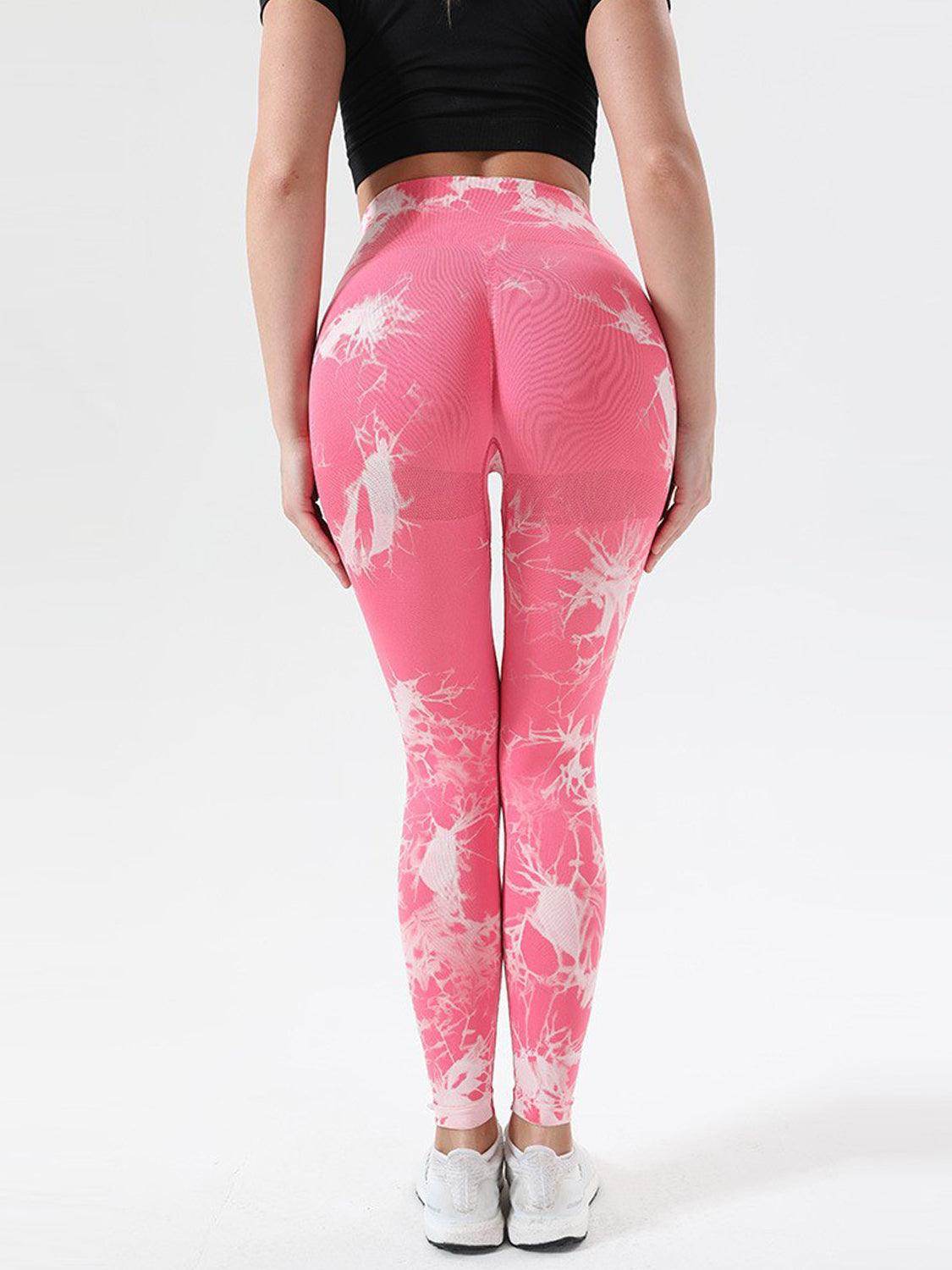 Tie-Dye High Waist Active Leggings for Comfort and Style