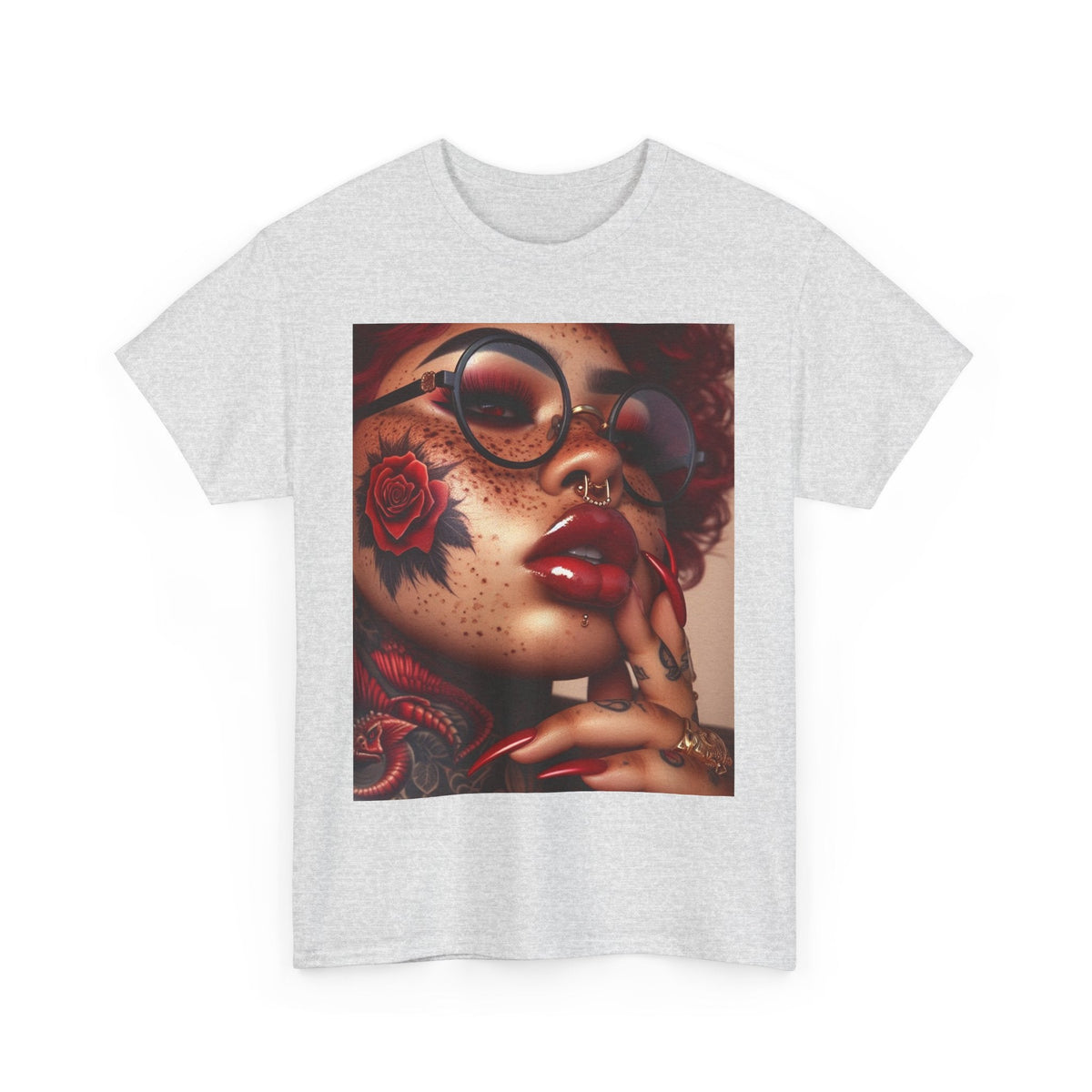 “Code Red” Cotton Graphic Tee