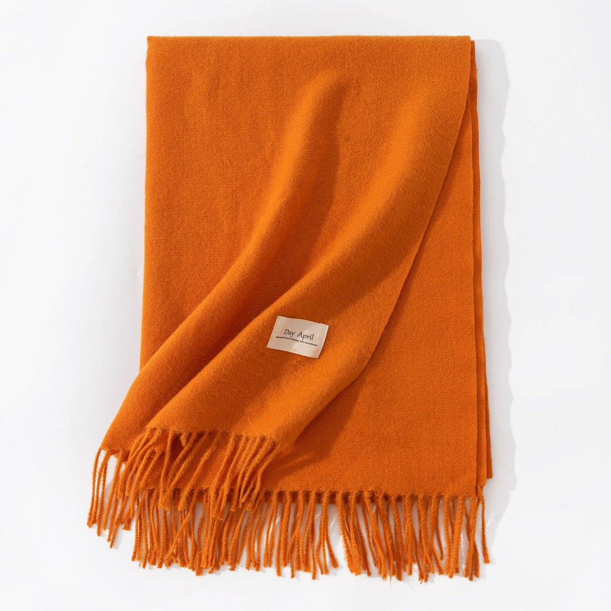 Pure Color Artificial Cashmere Scarf Women&