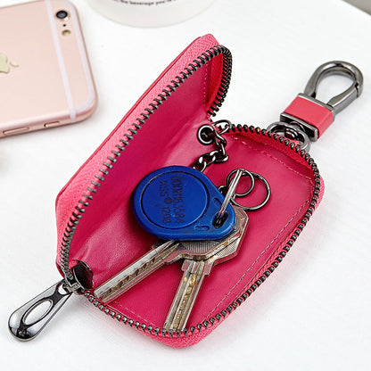Car key case leather key case men&