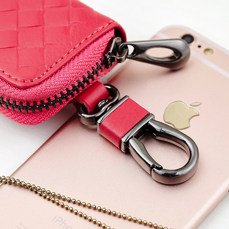 Car key case leather key case men&