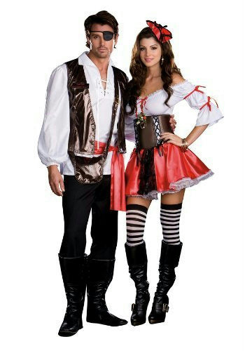 Dreamgirl Captain One-Eyed Willy Pirate Adult Mens Costume Size Large