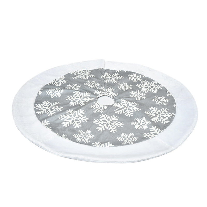Christmas Tree Skirt Decorations Gift Scene Decor