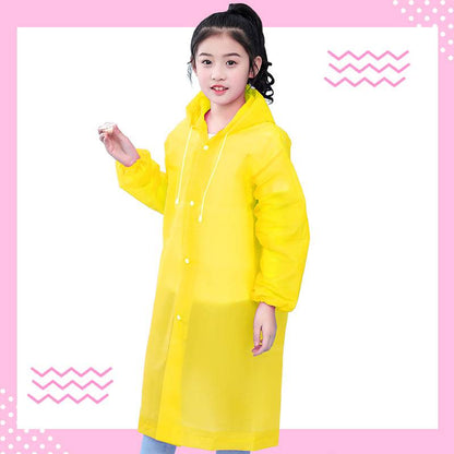 Transparent, portable and backpackable girl&
