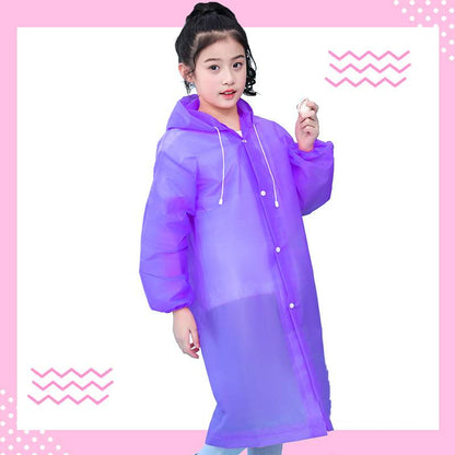 Transparent, portable and backpackable girl&