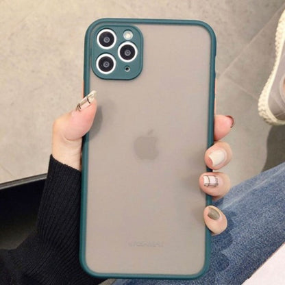 Frosted Color Contrast Mobile Phone Case To Prevent Falling