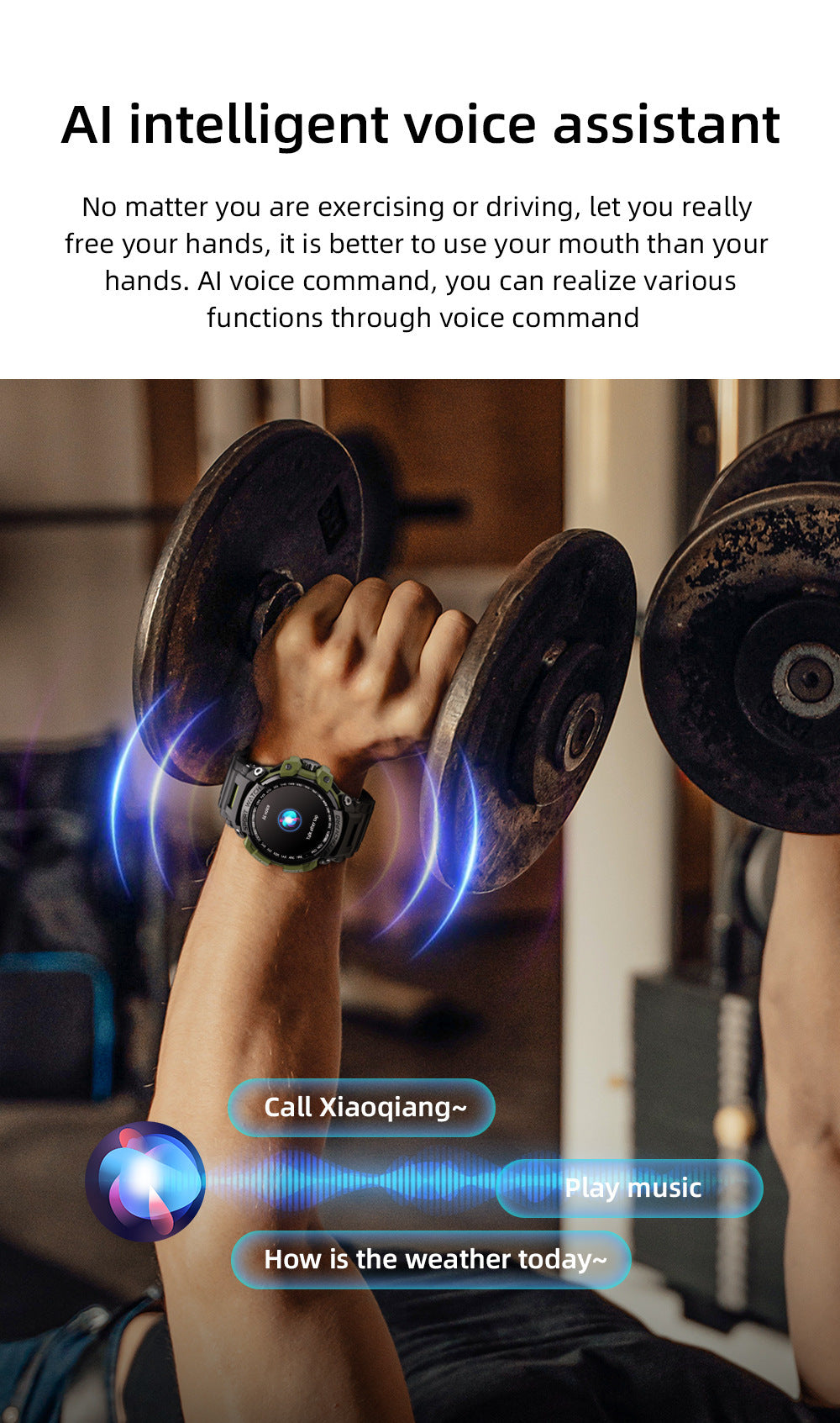 Outdoor Sport Smartwatch with Bluetooth Calling