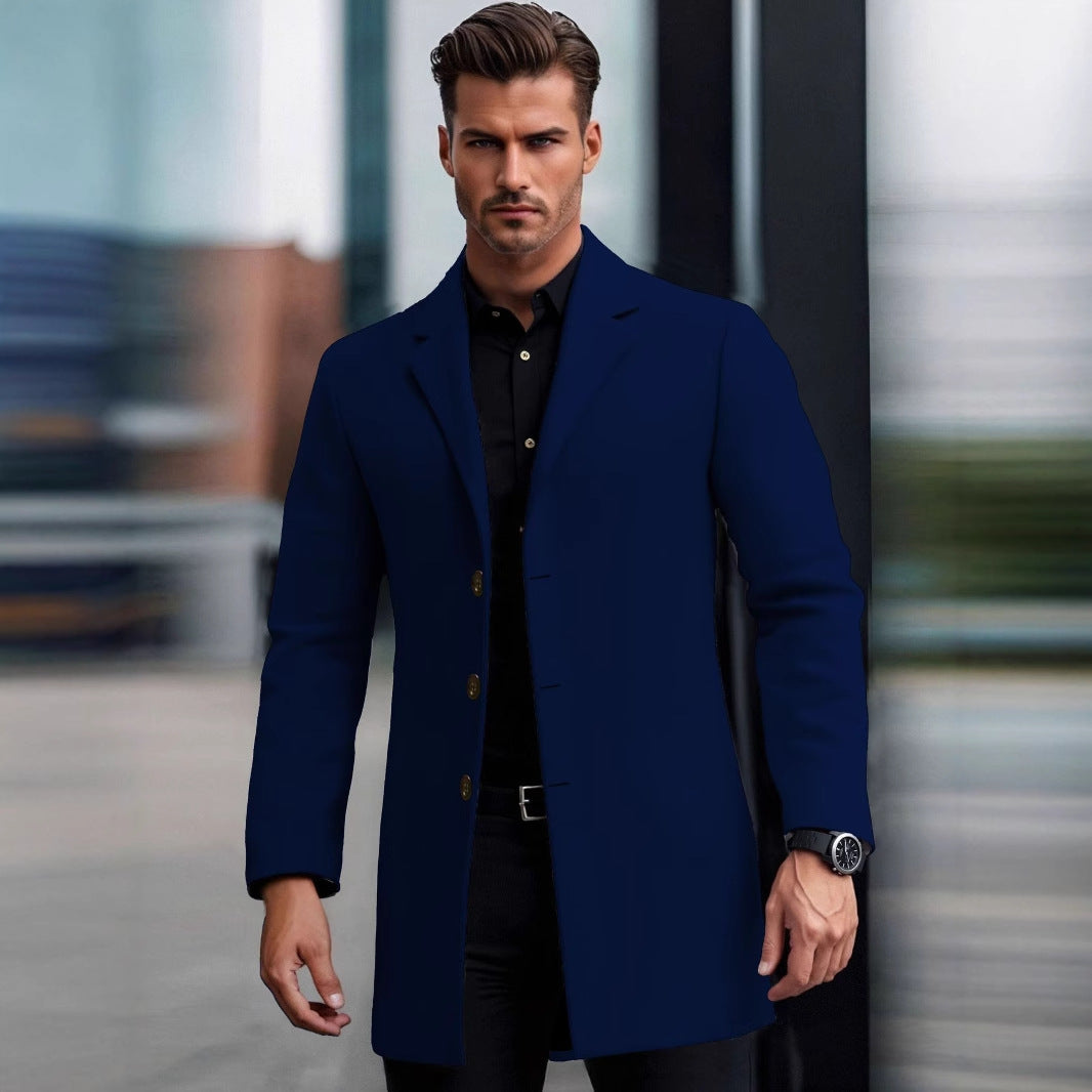 Lapel European And American Lapel Slim Coat