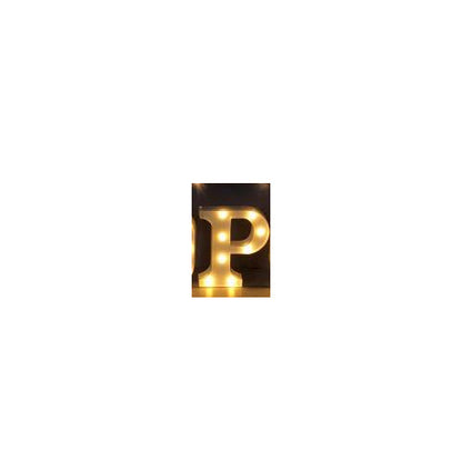 Luminous LED Letter Number Night Light English Alphabet Number Battery Lamp Romantic Wedding Christmas Party Decoration