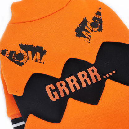 Puppy dog clothes halloween pumpkin costume
