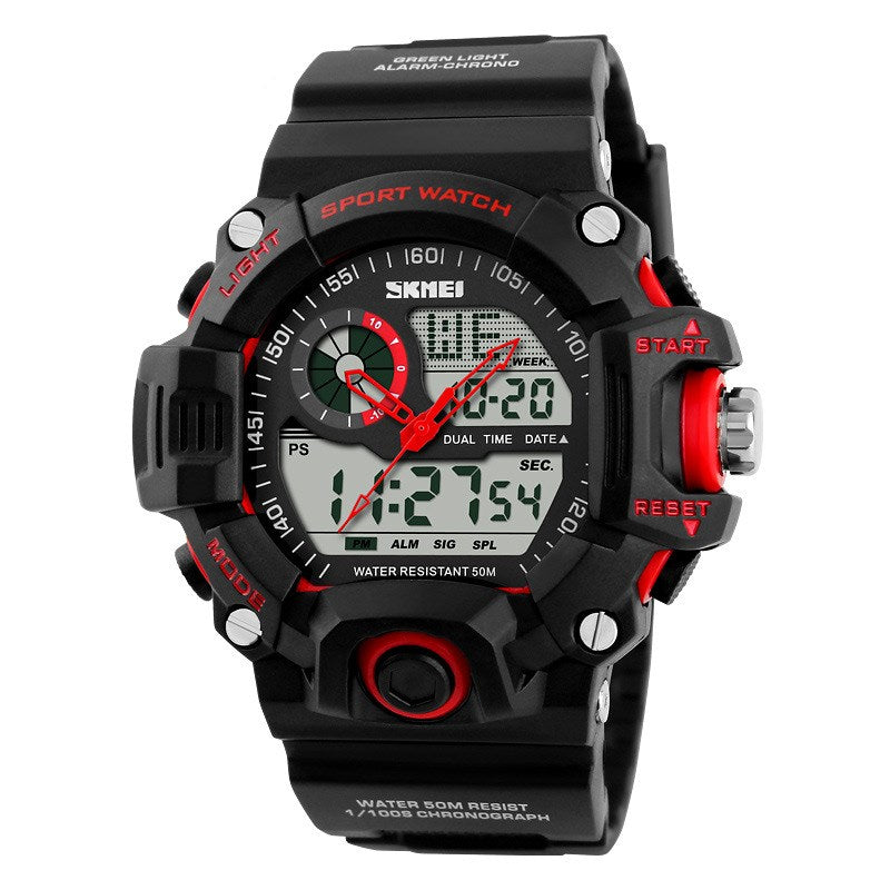 Sport Famous Watch for Men Military Army Watch With Led Digital Display Analog Shock and Alarm clock and Night Mode