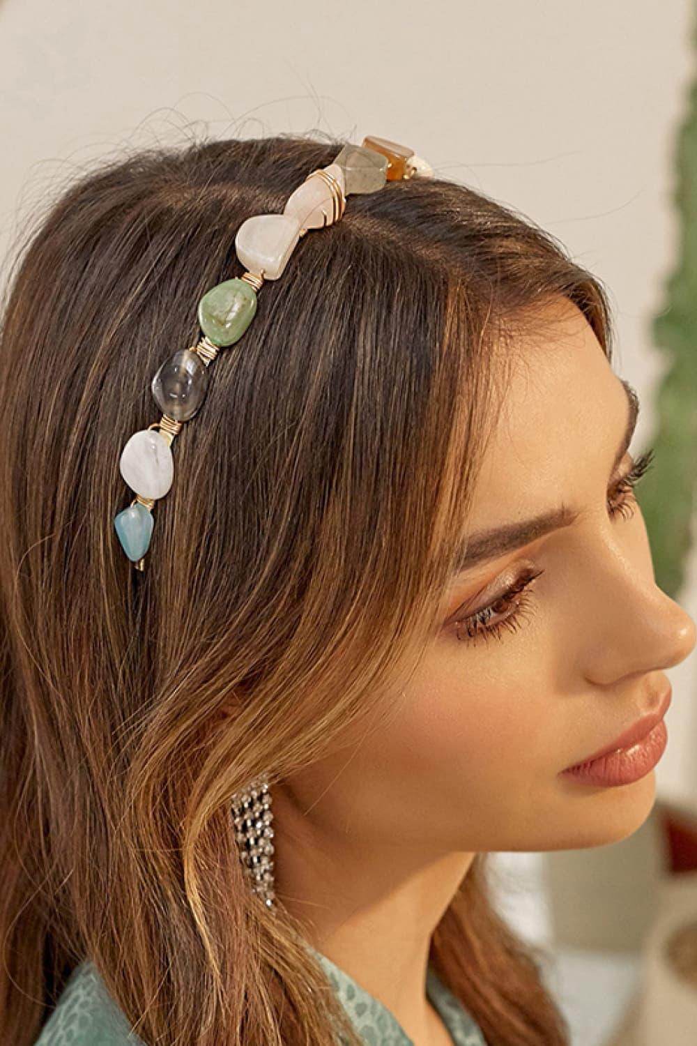 Resin Copper Headband for Modern Stylish Looks