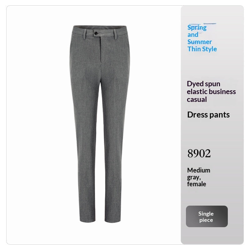 High-waisted Tailored Draping Formal Trousers That Flatter