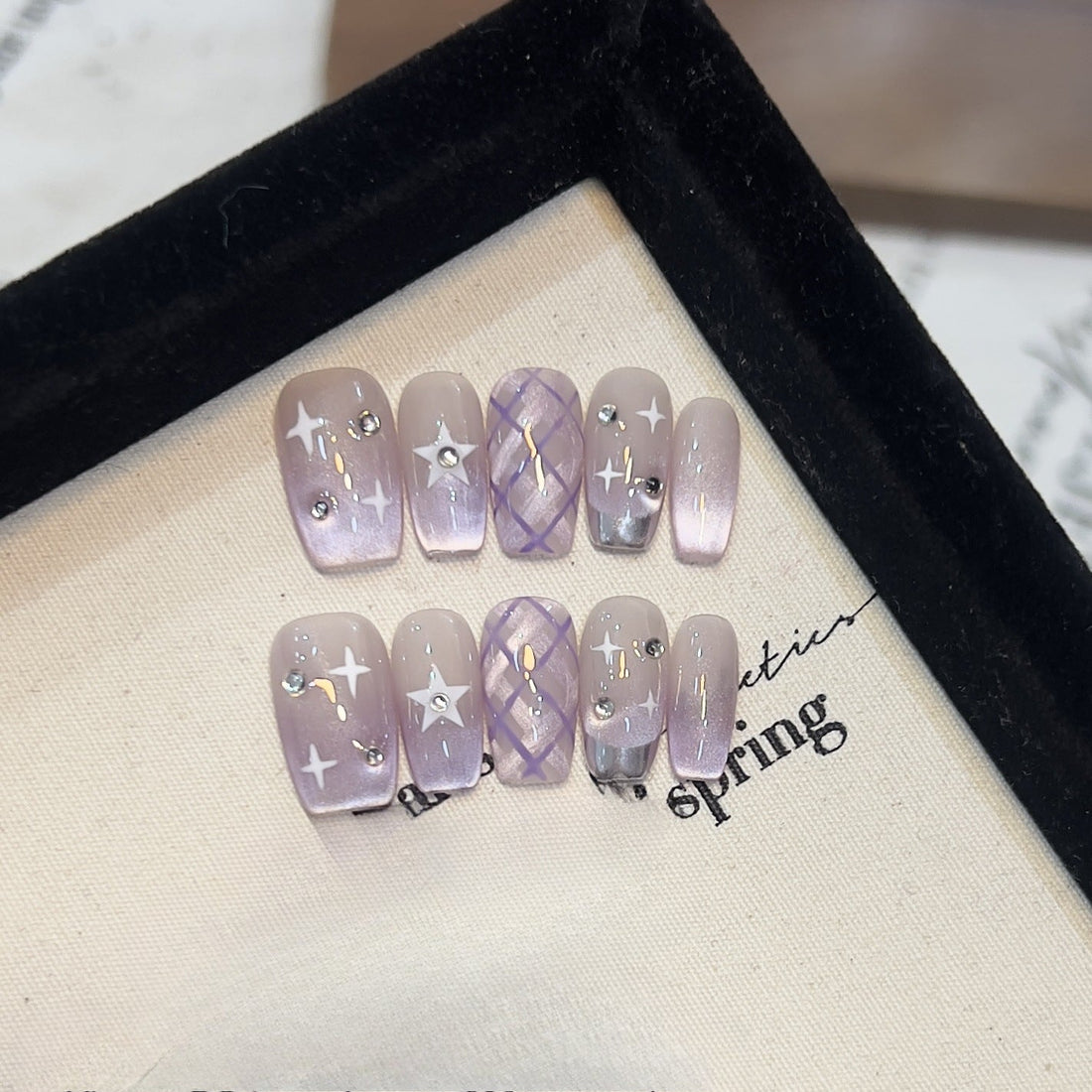 0990- Handmade press on nails fake nails removable