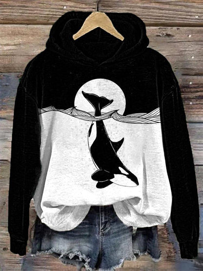 Digital 3D Crew-neck Hooded Sweatshirt Streetwear Fashion Japanese Hoodie