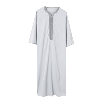 Fashion Nation Embroidery Robe For Men