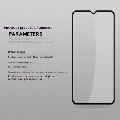 Applicable To Y20 Full Screen Tempered Protective Film Set
