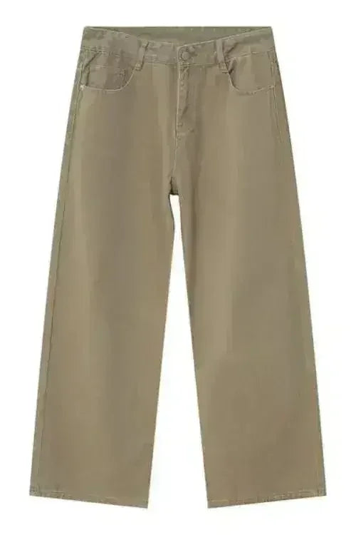 Pocketed Wide Leg Men&