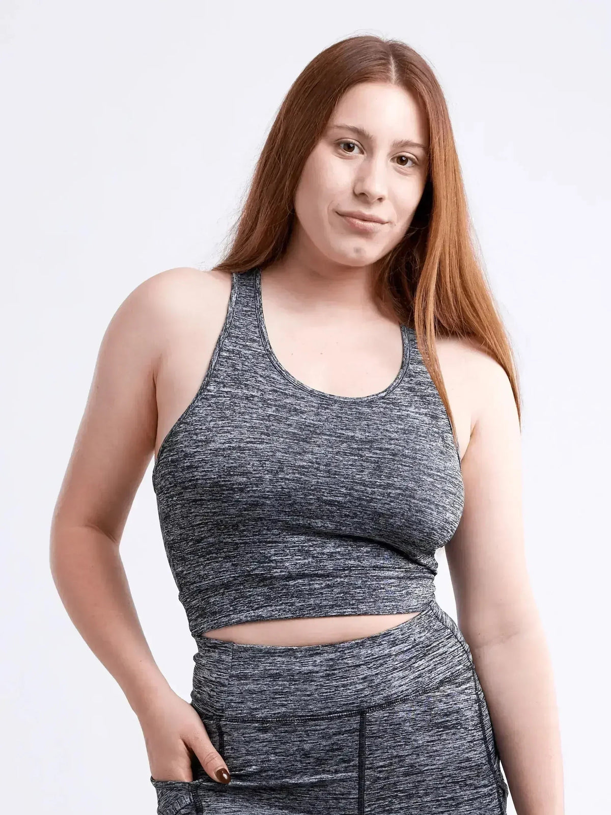 Racerback Training Crop Tank – Lightweight &amp; Breathable for Workouts