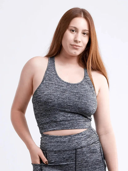 Racerback Training Crop Tank – Lightweight &amp; Breathable for Workouts