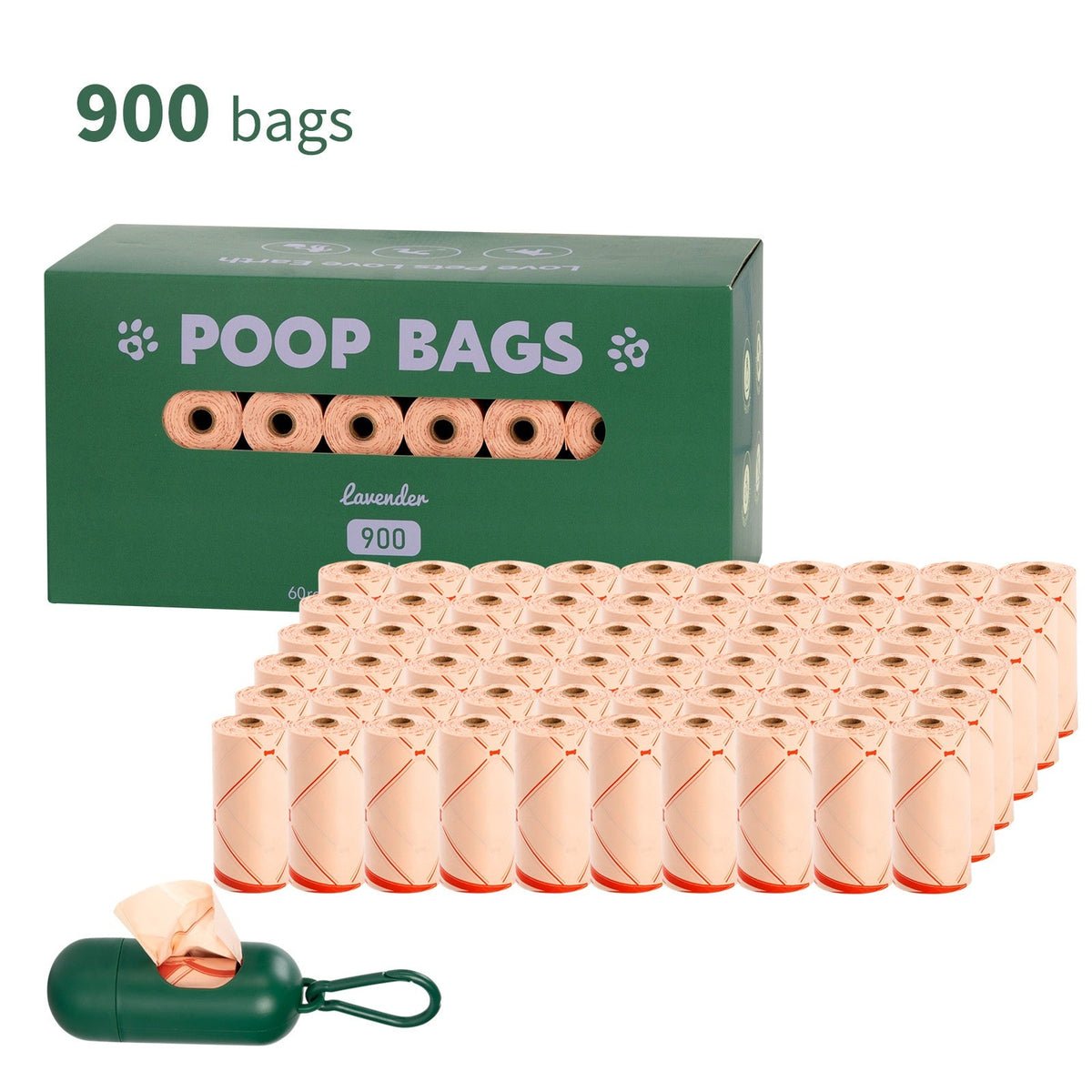 Handle Dog Waste Bag EPI Vest Poop Picking Bags Degradable Cat Litter Bag