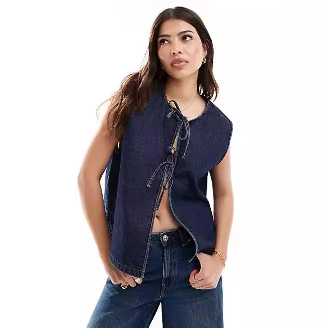 Fashion Rope Sleeveless Women&