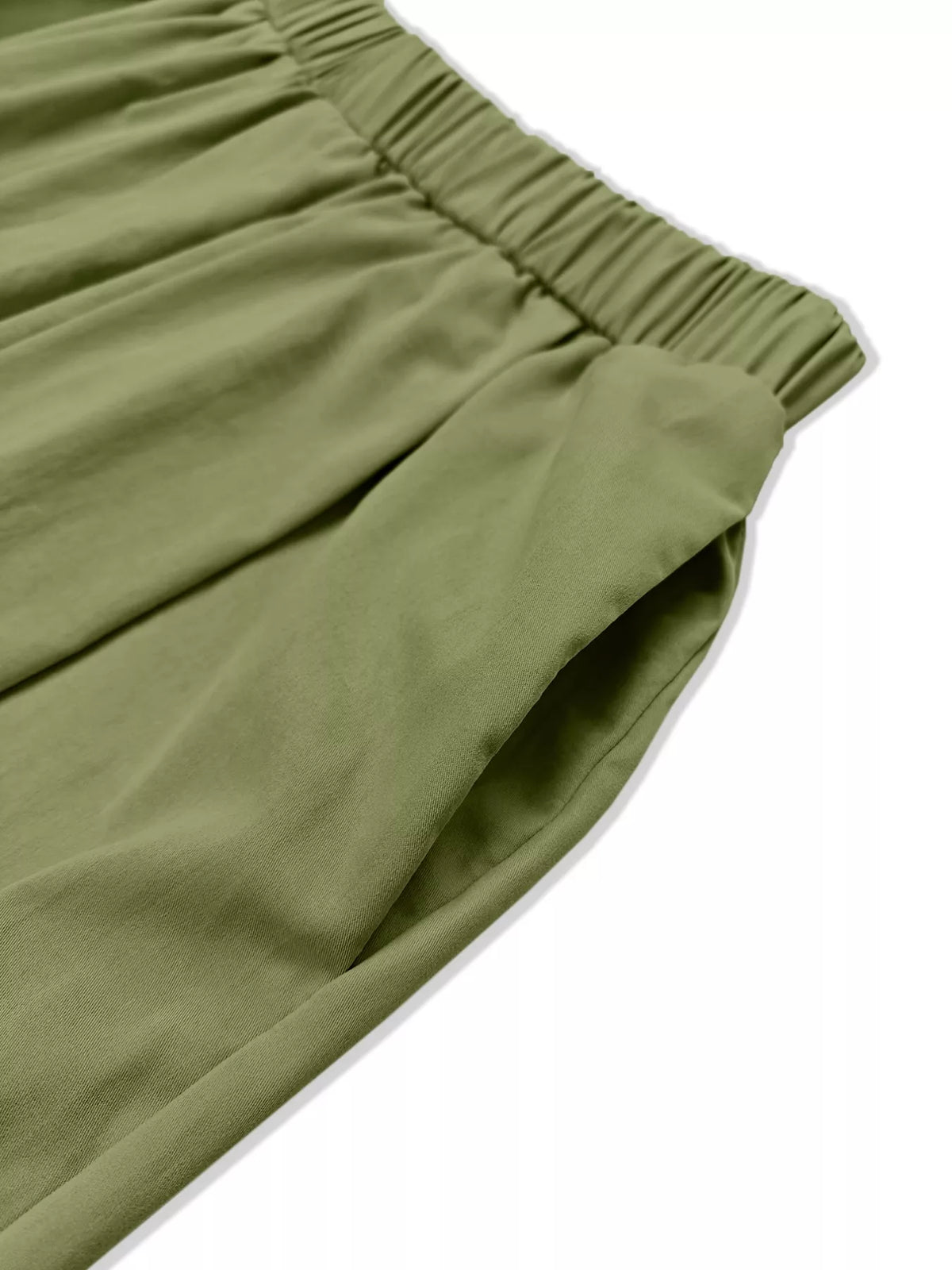 Wide Leg Pleated Detail Pants