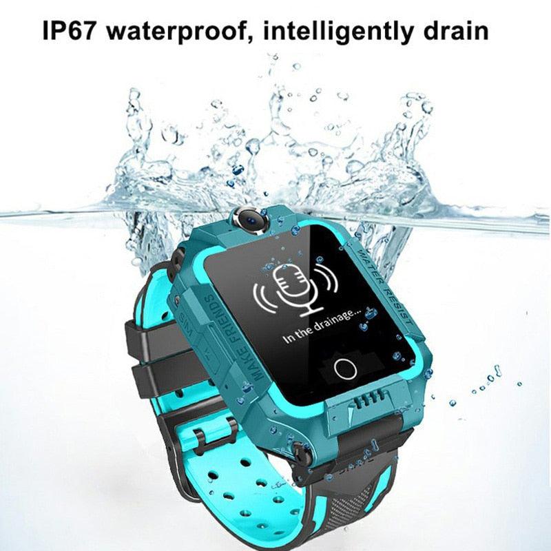 2G/4G Kids Smart Watch Phone Call Digital Screen Waterproof Wristwatch GPS Locator Smart Watch With Dual Camera Pedometer Touchscreen Kids Watch With MP3 Music Player Video Recorder Toddlers Toys Birthday Gift For Children