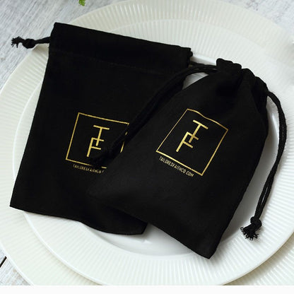Flannel Drawstring Jewelry &amp; Earphone Storage Bag