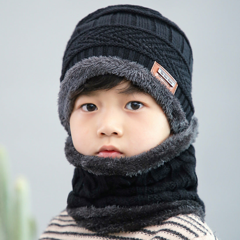 Warm knitted hat children&