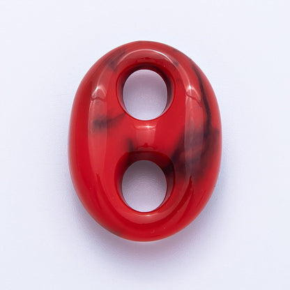 30.5mm Acrylic Resin Anchor Mariner Link Jewelry Findings | Findings-00066 ~ Findings-00071