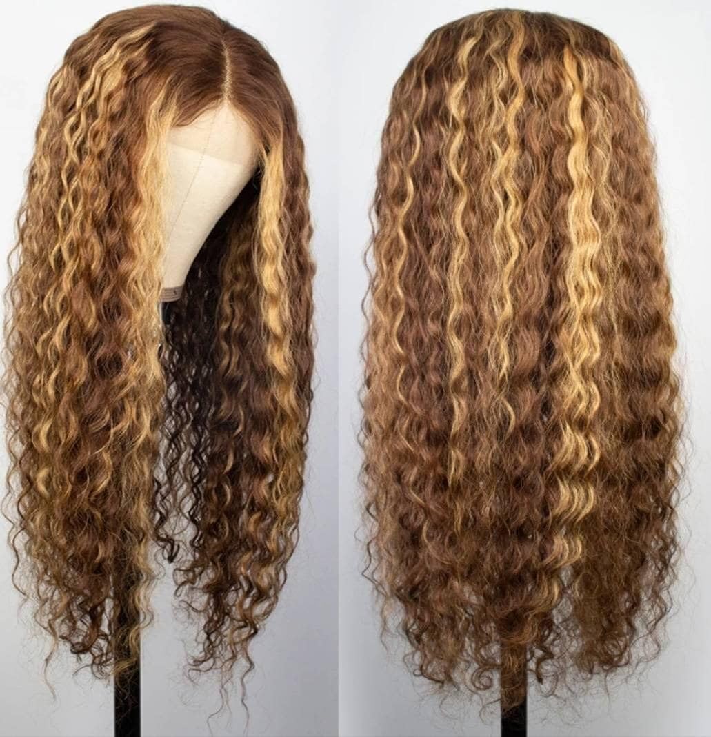 RIO MALAYSIAN WAVE 4/27 LACE HUMAN HAIR FRONTAL WIG