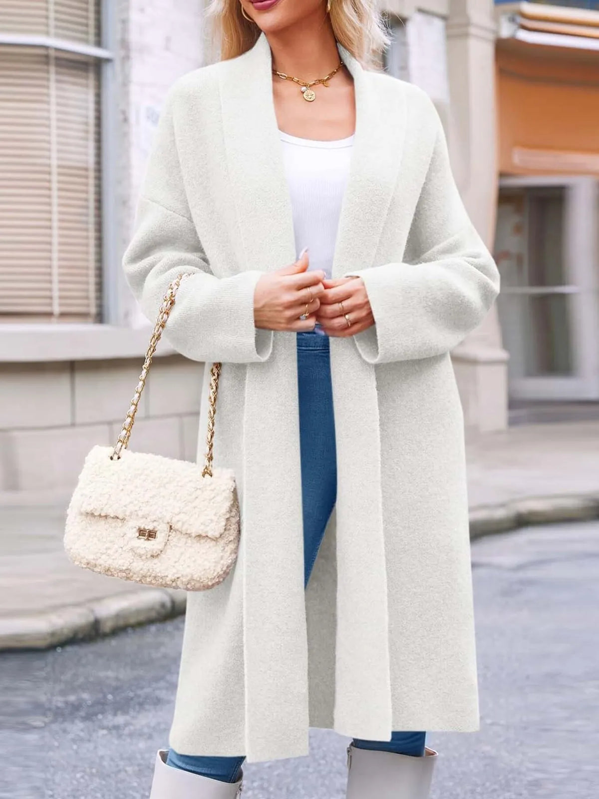Open Front Longline Coat