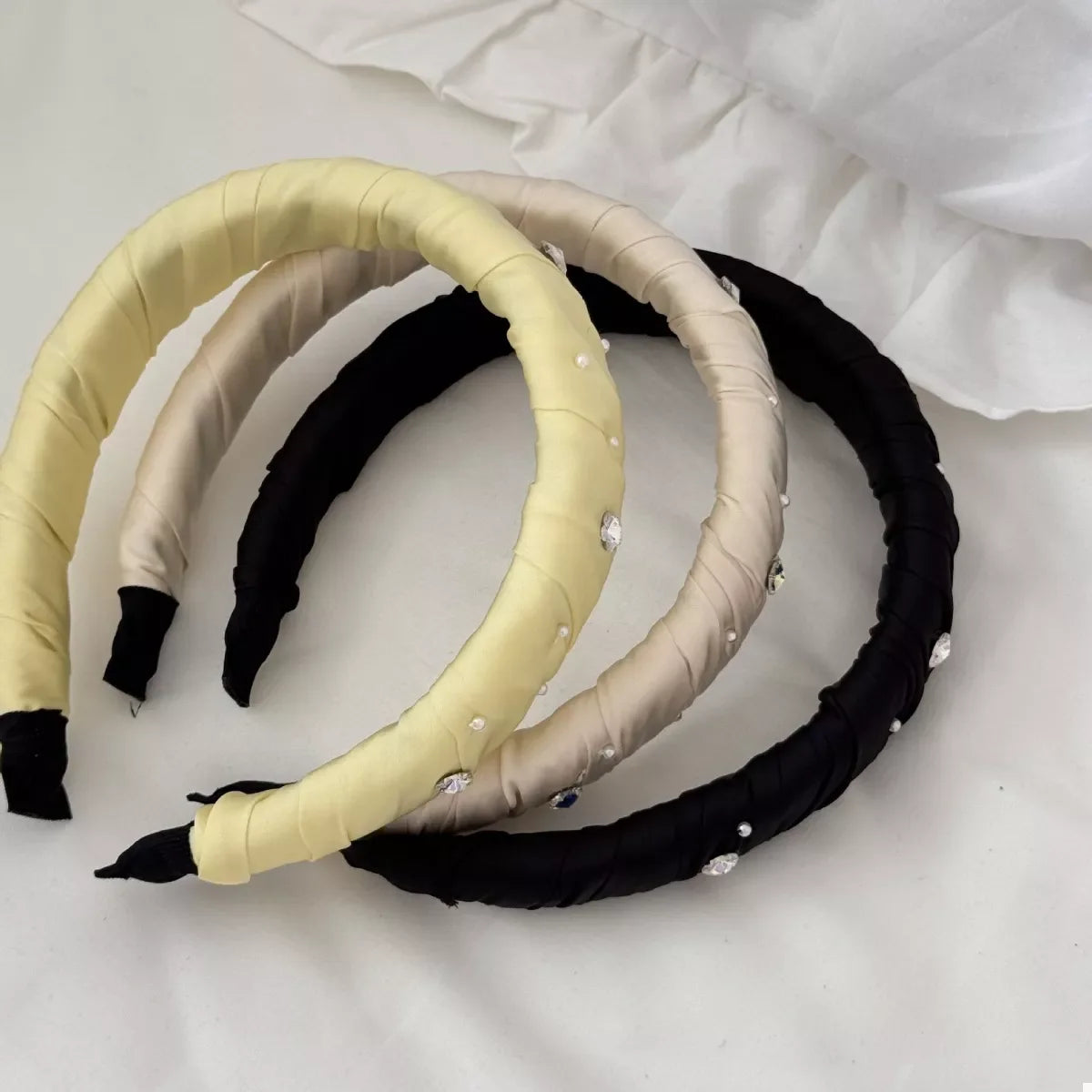 Rhinestone Wide Padded Headband