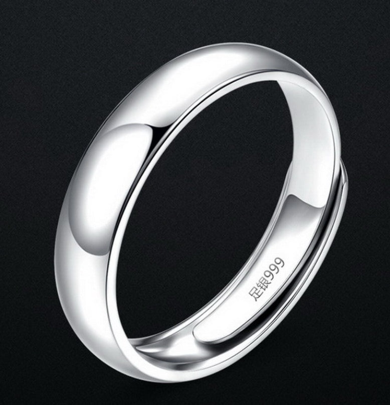 Glossy Ring Simple Men&
