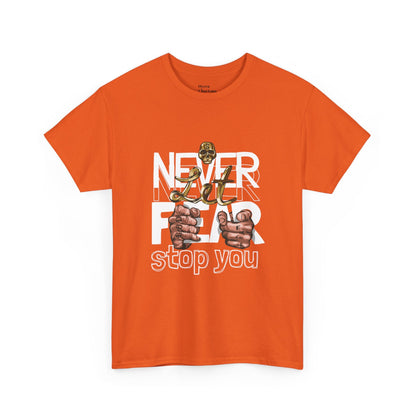 Never Give Up Heavy Cotton Tee