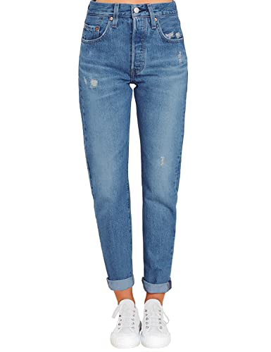 Mom Jeans - luvamia Boyfriend Jeans for Women Stretch High Waisted Ripped Distressed Mom Jeans Slim Denim Pants