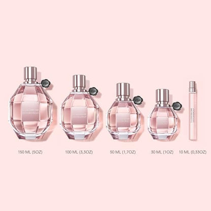 Viktor&amp;Rolf Flowerbomb Eau de Parfum - Warm Floral Perfume for Women 1.7 oz